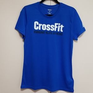 NWT Reebok Crossfit Speedwick Blue Tee Shirt
